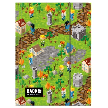 Minecraft mintás gumis mappa A/4, Backup A61, Game Level, 2024
