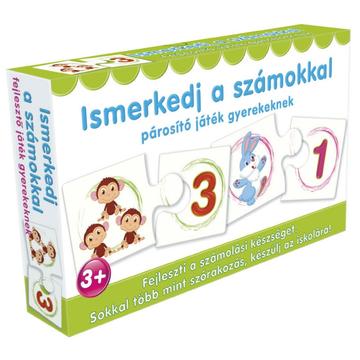 Ismerkedj a számokkal fejlesztő játék gyerekeknek
