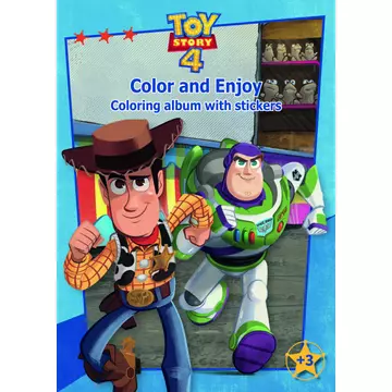 Toy Story 4 matricás színező füzet