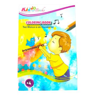 Színezz és zenélj, fejlesztő füzet Kiddo Books