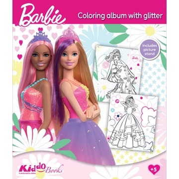Barbie színező glitteres