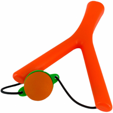 Labda kilövő csúzli kültéri játék narancs