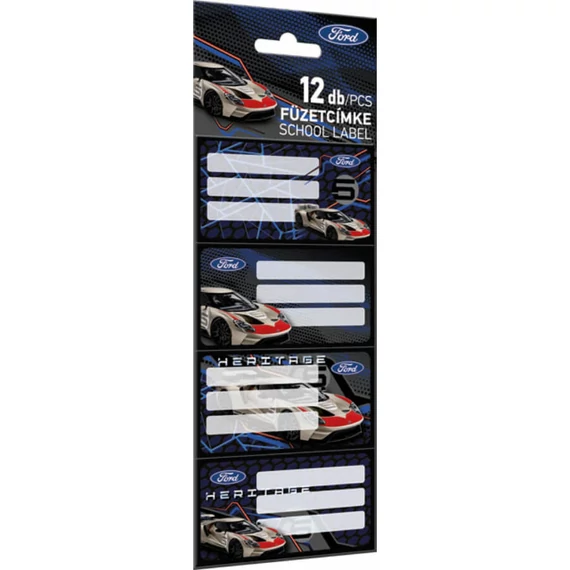 Ford Performance füzetcímke 12 db-os, autós