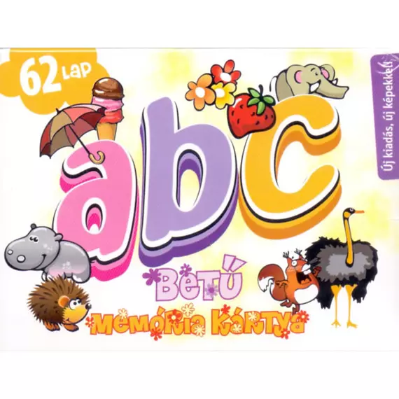 ABC betű memória kártyajáték - Cartamundi