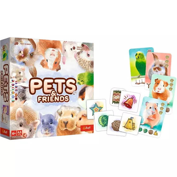 Pets and Friends Kisállatok és barátaik játék - Trefl