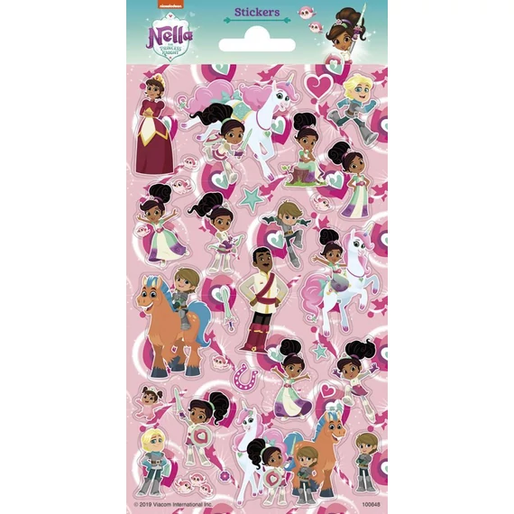 Nella a hercegnő lovag matrica 102x200mm Funny Products