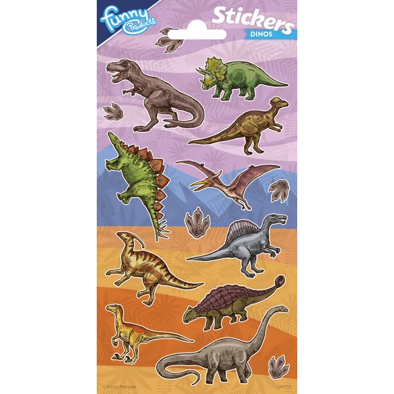 Dinoszauruszos matrica - Funny Product