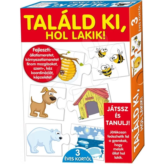 Találd ki hol lakik ismeretterjesztő játék