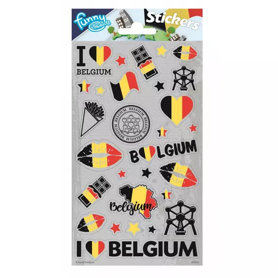 I Love Belgium matrica - Funny Product
