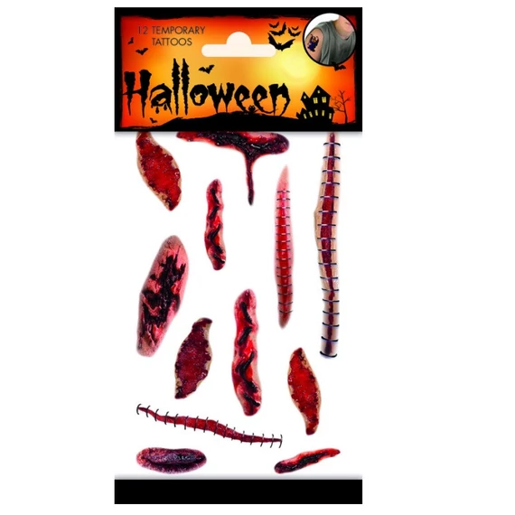 Halloween Tattoos - Műseb ideiglenes tetkó - Funny Product