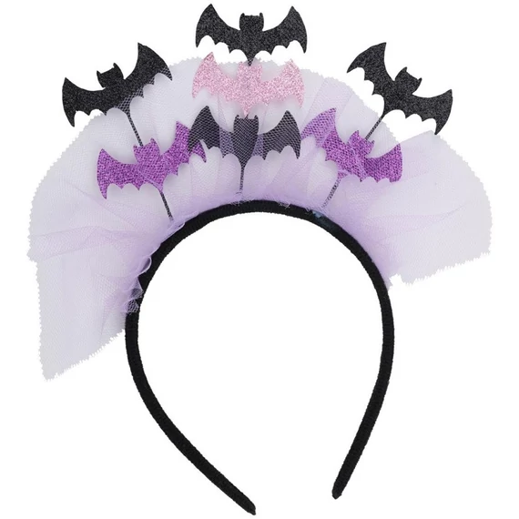 Halloween fejpánt 13x2 cm - Kis denevérek