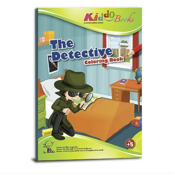 Nyomozós színező Kiddo Books