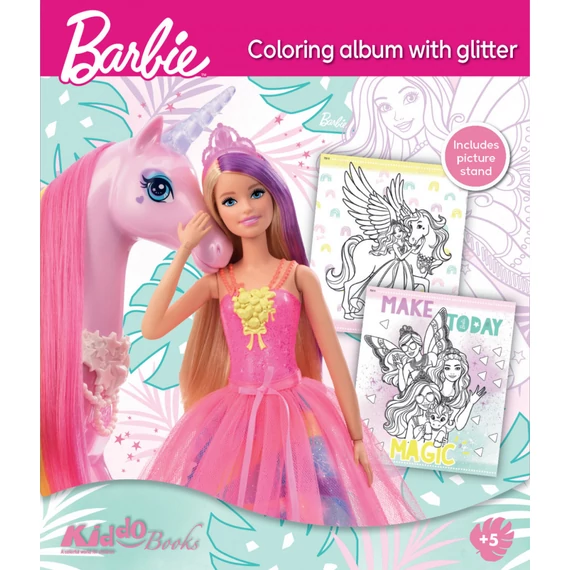 Barbie színező album glitteres