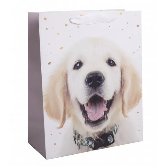 Ajándéktasak - kölyök labrador 18x23 cm