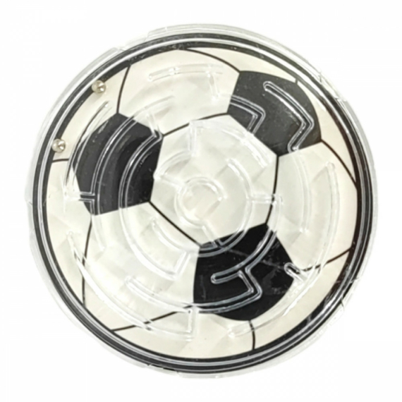 Labirintus ügyességi játék labda alakzatban - fekete focilabda