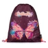 Lepkés csatos ergonómikus iskolatáska tolltartóval és tornazsákkal, Premium, Butterfly
