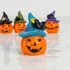 Halloween kalapos tökök 4db/cs