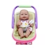 Berenguer élethű baba- újszülött lány babahordozóval 35 cm - Jc Toys